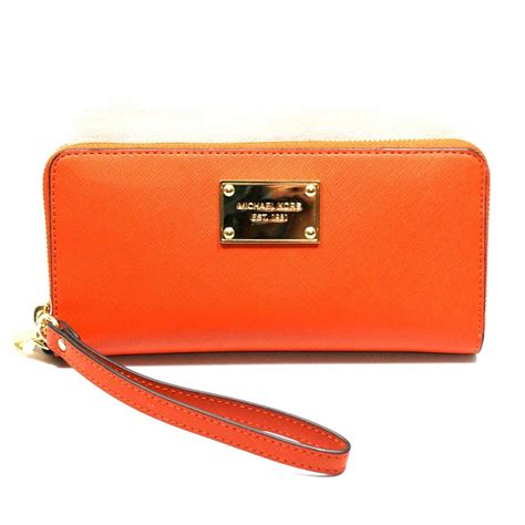 michael kors orange wristlet|Michael Kors outlet online wallets.